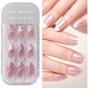 Kiss New York Official Store, 30 Pieces Nail Tips, Easy to Apply, One-Touch Installation, Press & Go Elegant (MPG)