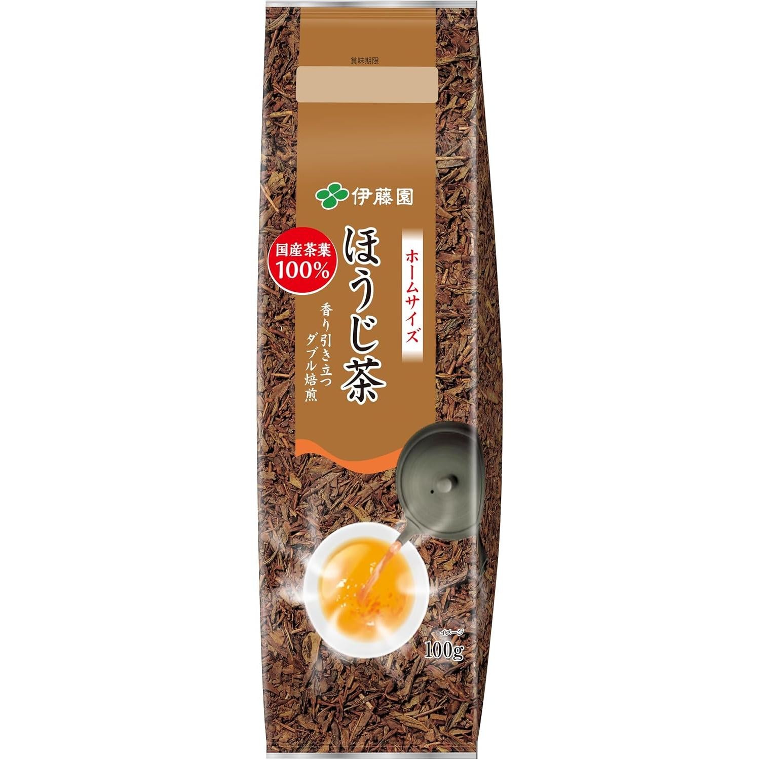 ITO EN Home Size Hojicha Loose Leaf Tea – 100% Japanese Tea Leaves (100g)