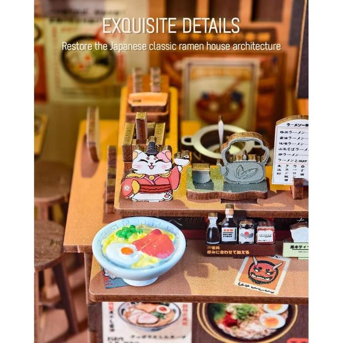 DIY BookNook Series – Japanese Themed 3D Wooden Miniature Kits