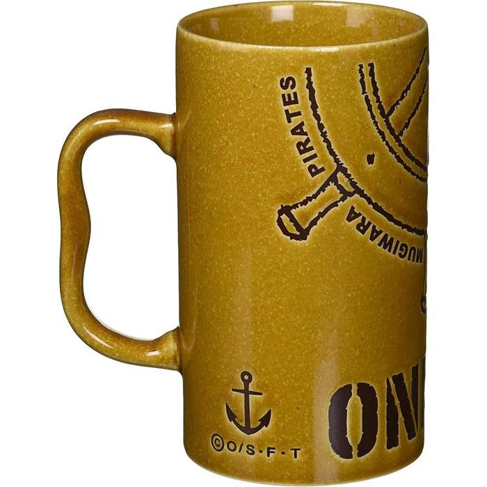 One Piece Pirate Flag Water-Repellent Jug Mug 600 ml – Large Ceramic Mug, Made in Japan