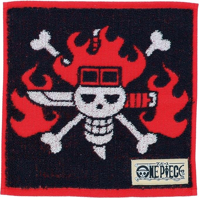 BANDAI One Piece Mini Towel – Pirate Flag Collection 25×25 cm