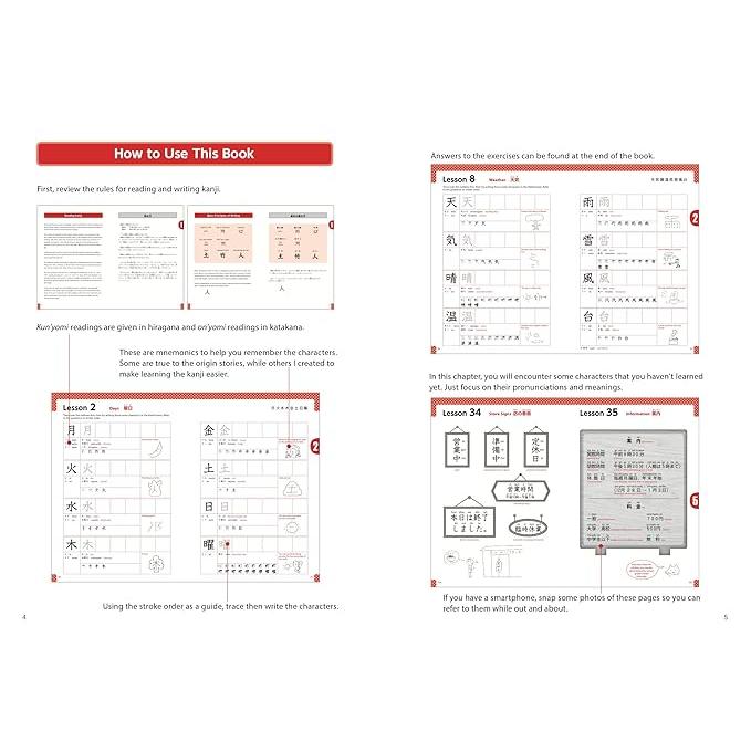 EASY AND FUN KANJI: A Basic Guide to Learning Kanji – Illustrated Japanese Kanji Workbook for Beginners