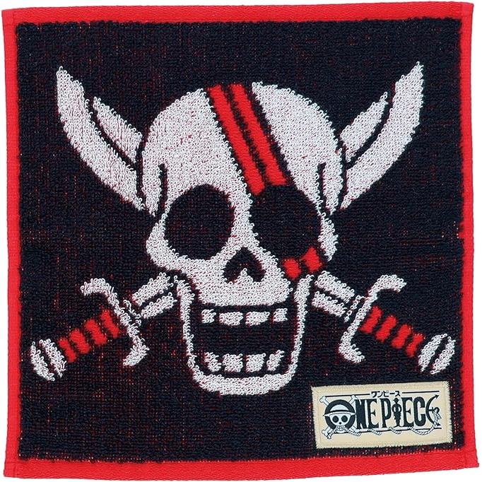 BANDAI One Piece Mini Towel – Pirate Flag Collection 25×25 cm
