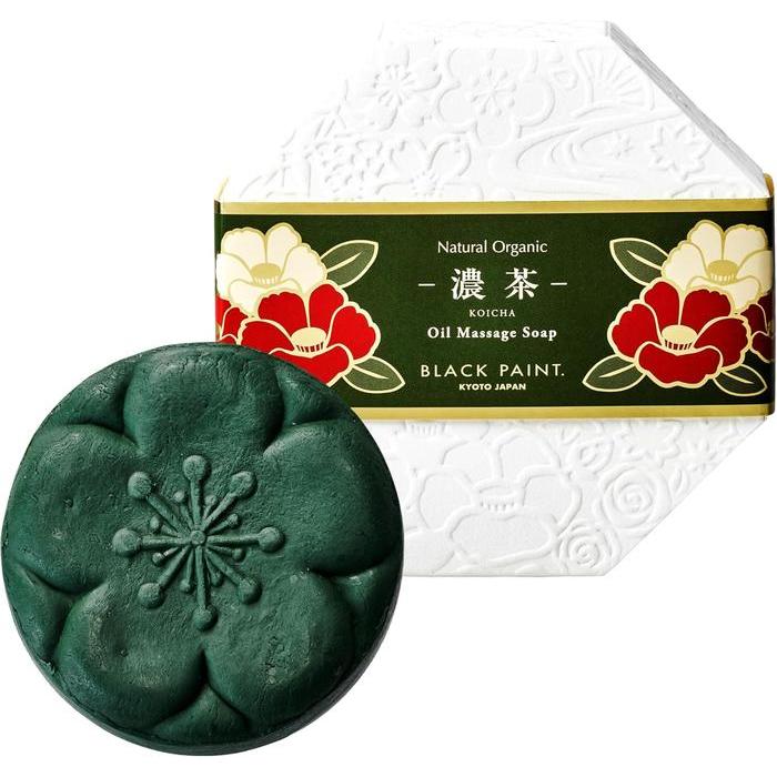Black Paint “Luxury Apply-On Soap” – Deep Green Tea (Kōcha) 120 g (No Alcohol)
