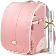 Mochila Escolar Randoseru Coulomb Unicorn Japonesa para Niñas – Acabado Perla, Compatible con A4