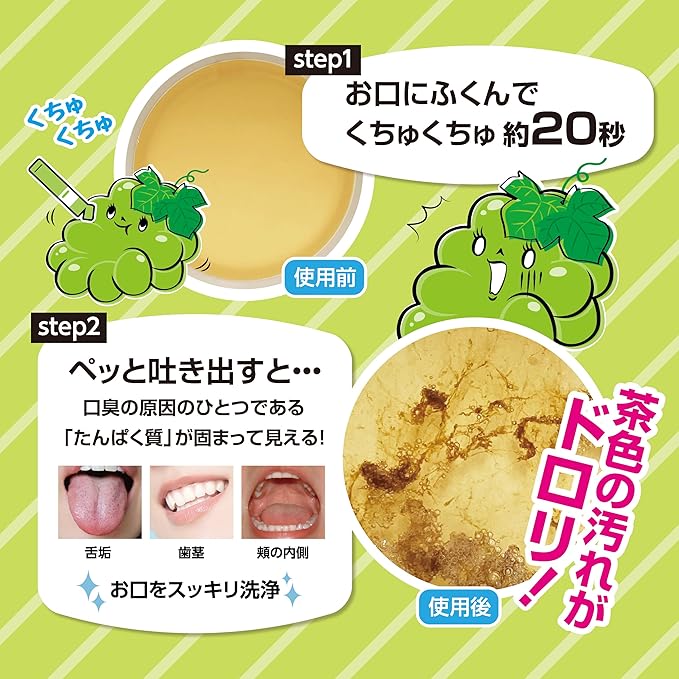 Mouthwash Okuchi Limited Edition Shine Muscat 5-pack [Alcohol-free]