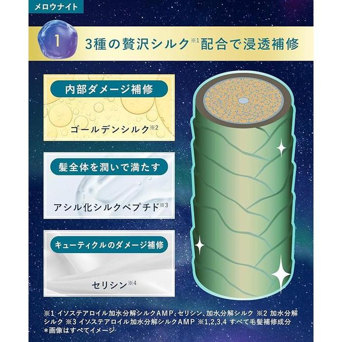 YOLU Mellow Night Repair Hair Milk 120ml [With alcohol]