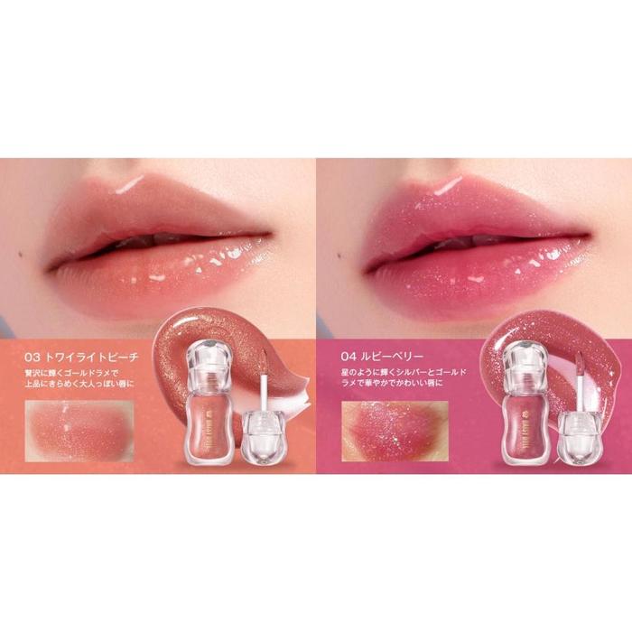 Daisy Doll by MARY QUANT – Jewelry Syrup Gloss Lip (Glossy, Glitter, Moisturising Lip Gloss) [Alcohol-free]