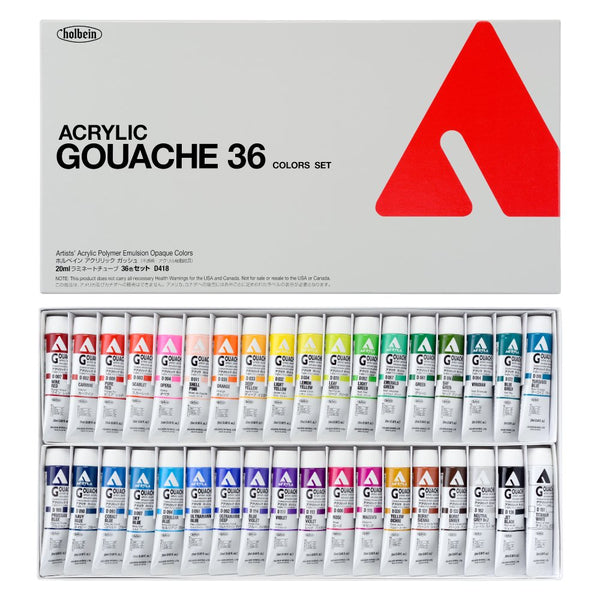 Acrylic gouache 20ml D418 36 color set