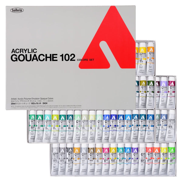 Acrylic gouache 20ml D434 102 color set