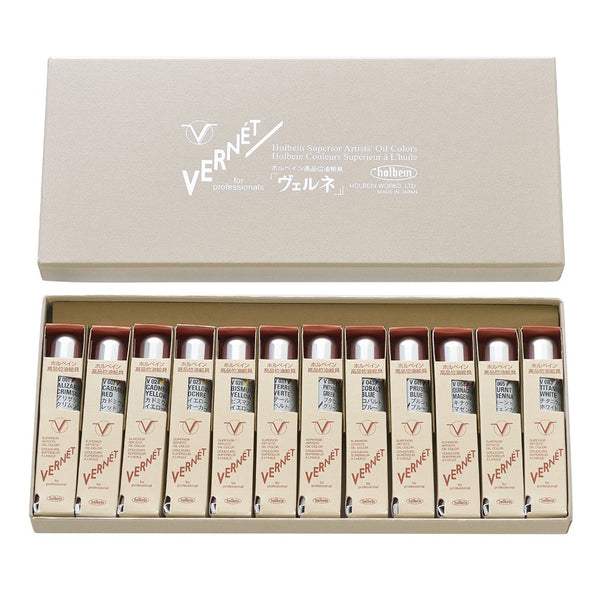 Vernet 20ml V192 12 colors paper box set II