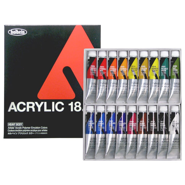 Acrylic color [heavy body] 20ml AU993 18 color set