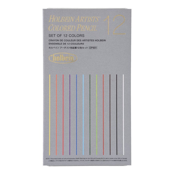 Artist Colored Pencil OP901 Basic Color 12 Color Set