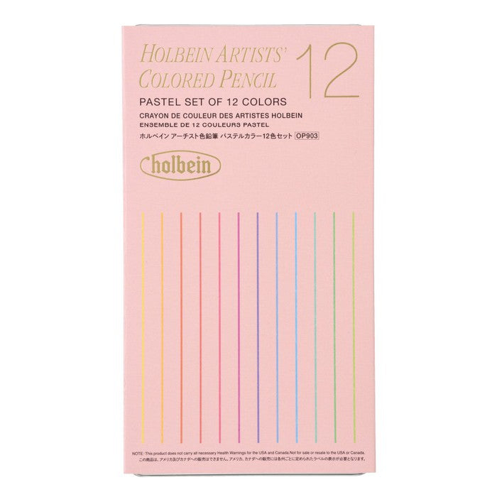 Artist Colored Pencil OP903 pastel colors 12 color set