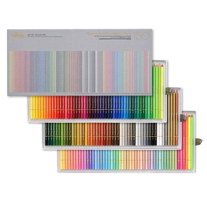 Artist Colored Pencil OP945 150 colors paper box full color set