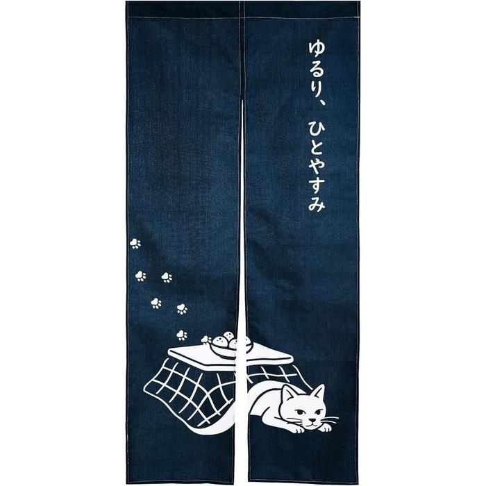 Noren Curtain – – 85 × 180 cm Cat