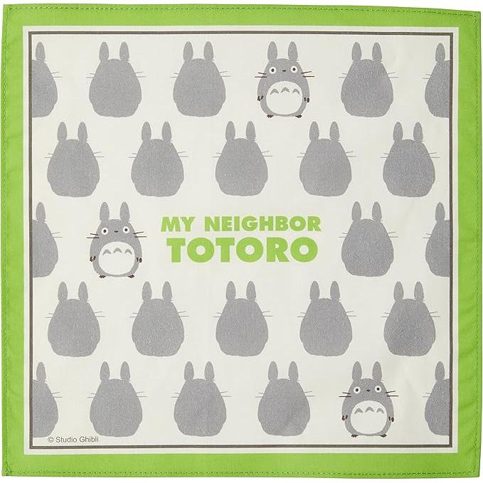 Marushin Studio Ghibli Handkerchief – Cotton Antibacterial Pocket Handkerchief 30 × 30 cm