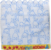 Moomin Mini-Handtuch – Hattifatteners Tag 25 × 25 cm (100 % Baumwolle)