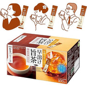 AGF New Tea Instant Hojicha Tea Sticks – Japanese Roasted Green Tea 100 Sticks