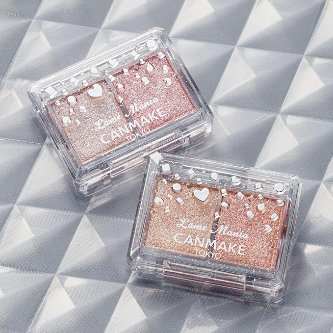 Canmake Lame Mania – Glitter Eyeshadow with Shiny Pearl Effect 2.7g [No Alcohol]
