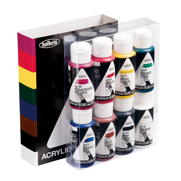 Acrylic Color [Fluid] 35ml AF191 8 color set