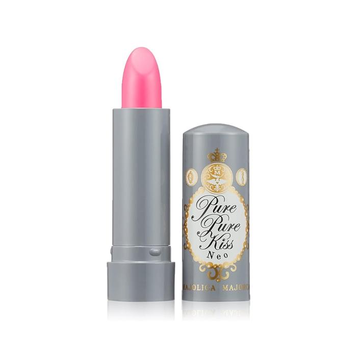MAJOLICA MAJORCA Pure Pure Kiss NEO Fragrance-Free Sheer Lipstick – 2.3g［Alcohol-free]