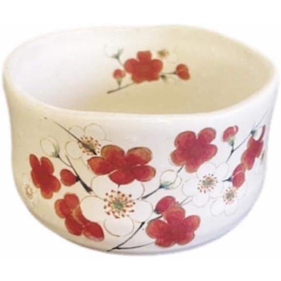Ale-net Kohiki Umeno Point Bowl (9.3 × 6.5 cm), Mino Ware, Made in Japan [Available in Red & Pink]