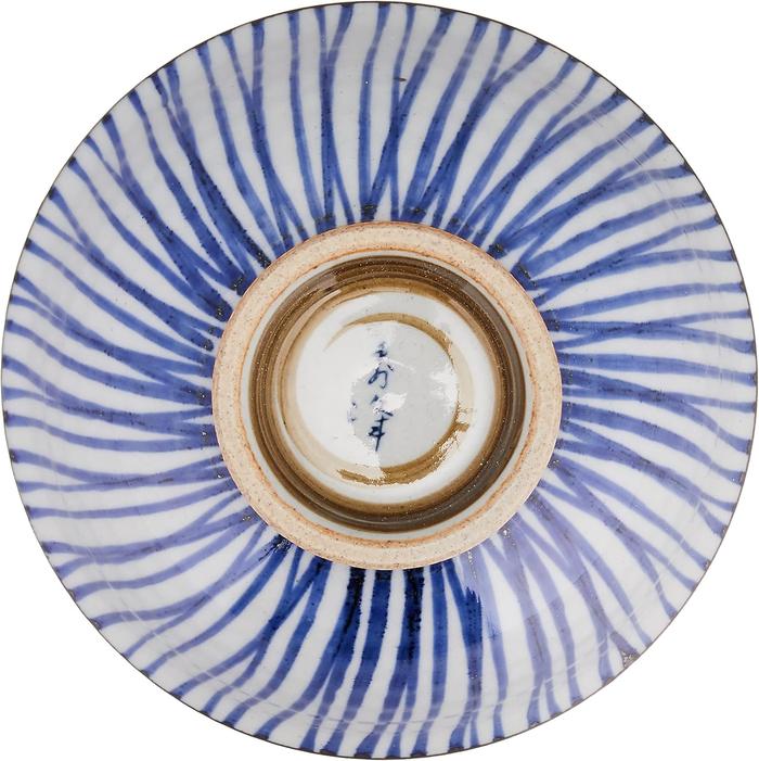 Arita Ware Sensuji Lightweight Rice Bowl – Large 13 × 6.9 cm | Japanese Porcelain