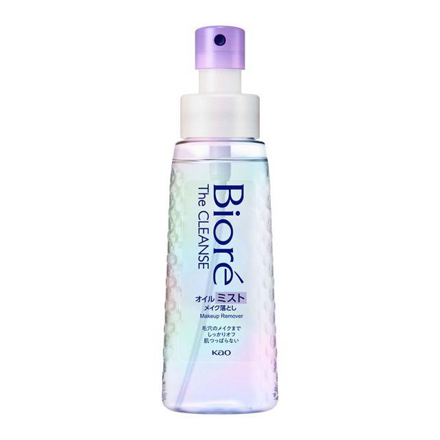 Biore Zachenz Oil Mist Makeup Remover 120ml | Waterproof Mascara & Foundation Remover with White Floral Scent [With alcohol]
