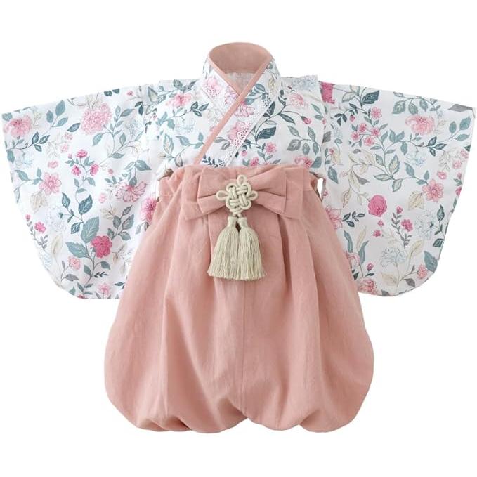 Baby Hakama – 2 Piece Romper Kimono for Boys & Girls (70–90 cm)