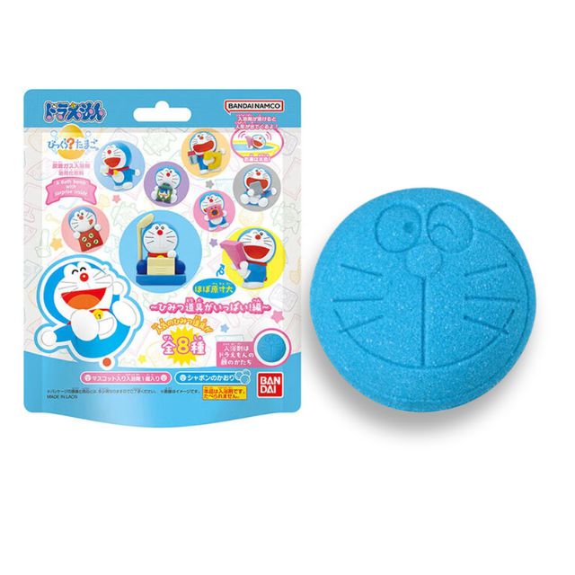 Bath bomb with a surprise figure (Doraemon) 75g [Alcohol-free]