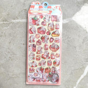 Berry Puffy 3D Clear Sticker Sheet