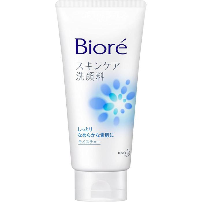Bioré Skincare Facial Cleanser Moisture – Japanese Face Wash 130g [Alcohol-free]