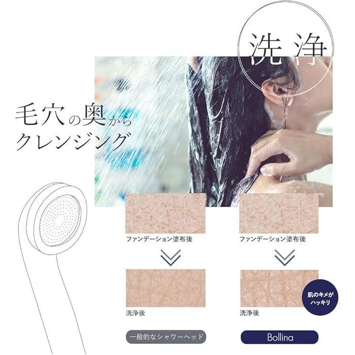 Bollina Nympha Plus TK-7100-P – Official Limited Edition Ultra Fine Bubble Shower Head