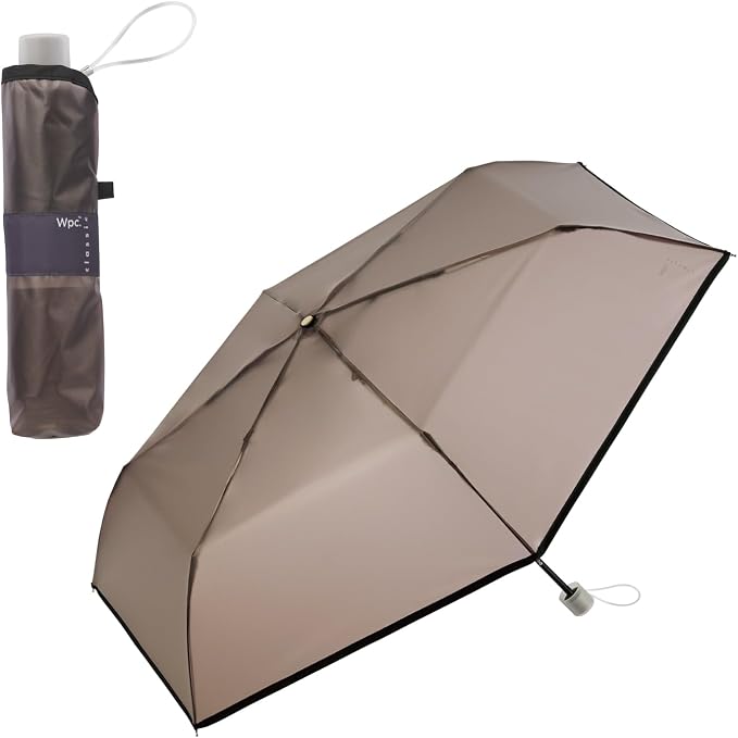 Wpc. Classic Plastic Folding Umbrella – Large 96 cm Clear Rain Umbrella, 6 Colors