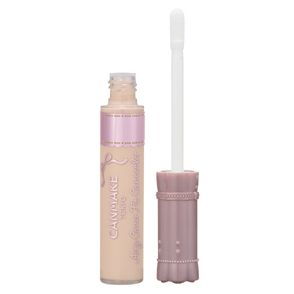 CANMAKE Airy Cover Fit Concealer SPF50+ PA++++ – Lightweight High Coverage, 6.3ml