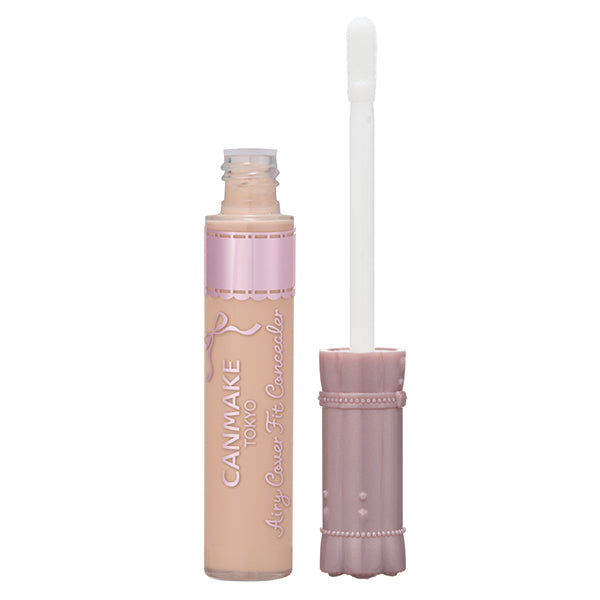 CANMAKE Airy Cover Fit Concealer SPF50+ PA++++ – Lightweight High Coverage, 6.3ml