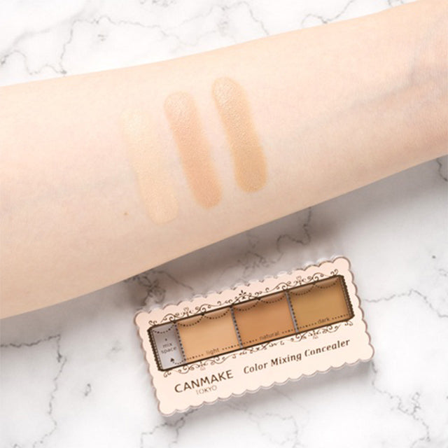 CANMAKE Color Mixing Concealer – 3-color cream palette