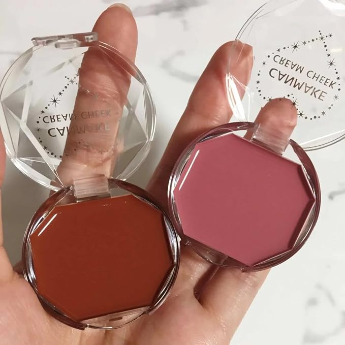 CANMAKE Cream Cheek – Blendable Cream Blush for a Natural Flush