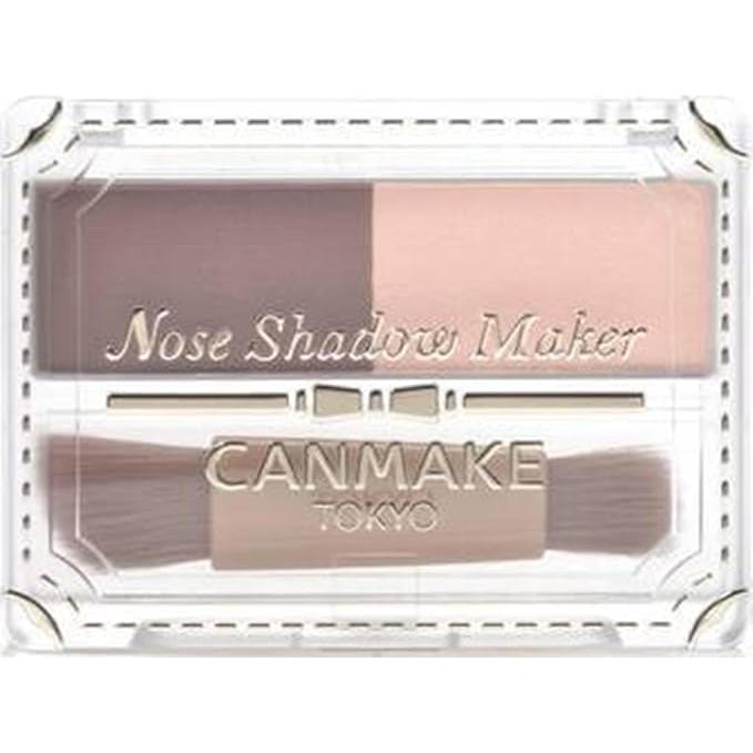 CANMAKE Nose Shadow Maker – Nose Contour & Highlighter Duo, 2.7 g [With Alcohol]