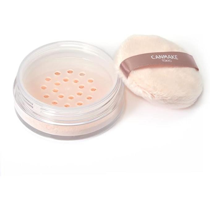 CANMAKE Silky Loose Moist Powder SPF23 PA++ – Hydrating Setting Powder, 6g