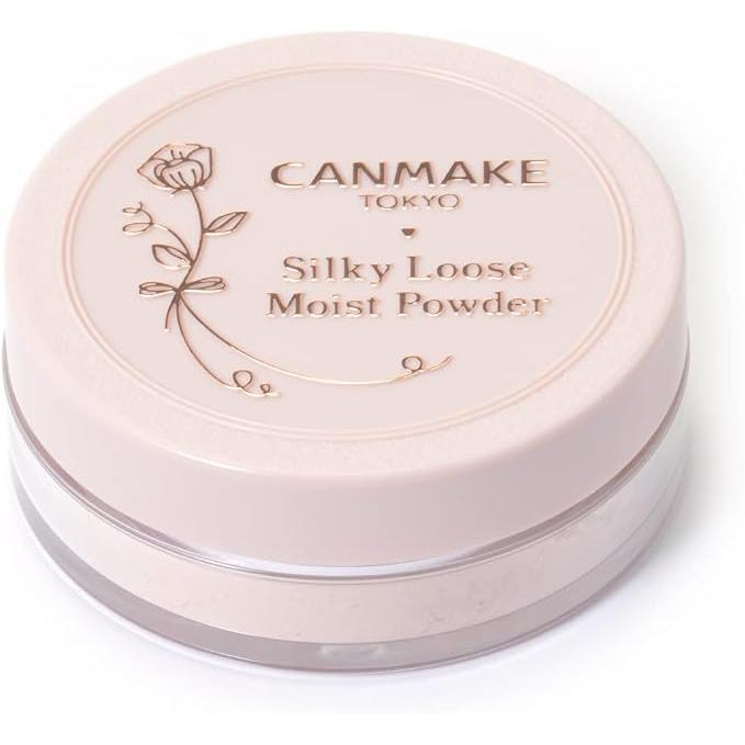 CANMAKE Silky Loose Moist Powder SPF23 PA++ – Hydrating Setting Powder, 6g