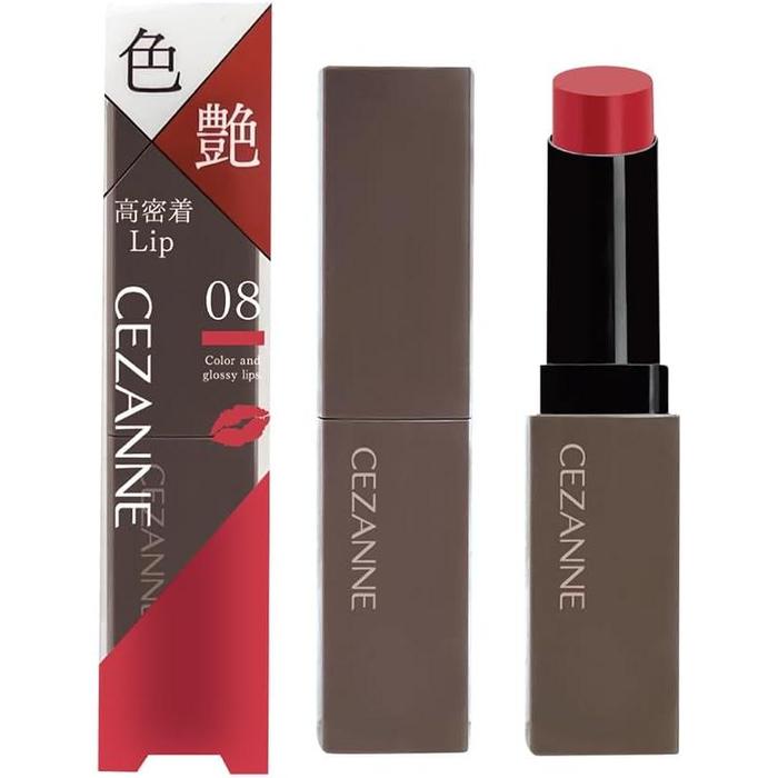 CEZANNE Lip Color Shield - Gel lipstick with a strong shine effect 3.7g [Alcohol-free]