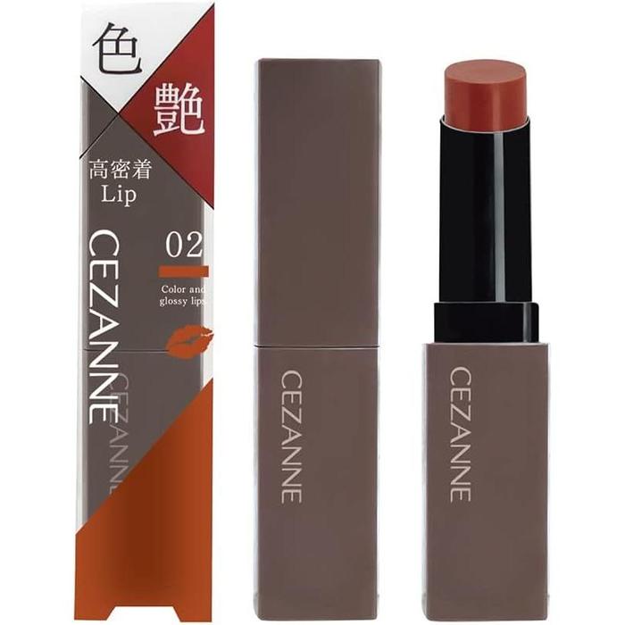 CEZANNE Lip Color Shield - Gel lipstick with a strong shine effect 3.7g [Alcohol-free]