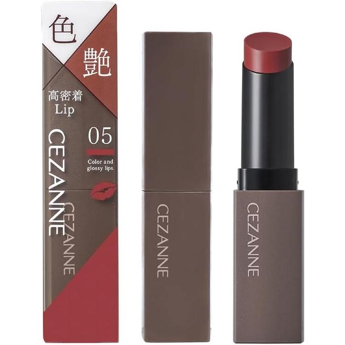CEZANNE Lip Color Shield - Gel lipstick with a strong shine effect 3.7g [Alcohol-free]