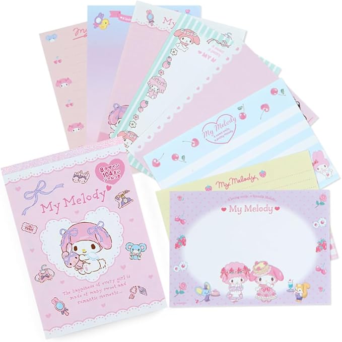 [CHARACTER OPTIONS] Sanrio Characters Memo Pad – Cute Japanese Stationery, 8 Designs, With Stickers