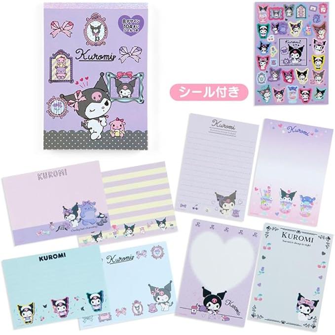 [CHARACTER OPTIONS] Sanrio Characters Memo Pad – Cute Japanese Stationery, 8 Designs, With Stickers