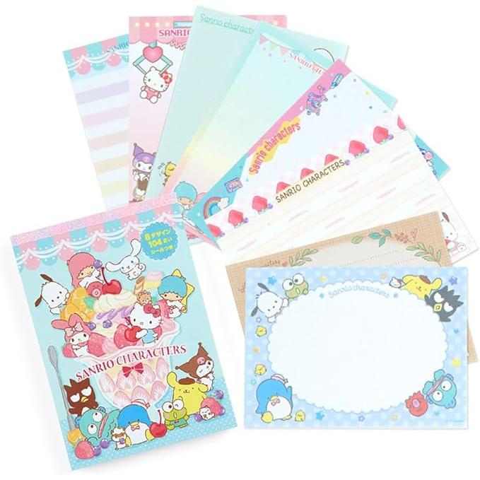 [CHARACTER OPTIONS] Sanrio Characters Memo Pad – Cute Japanese Stationery, 8 Designs, With Stickers