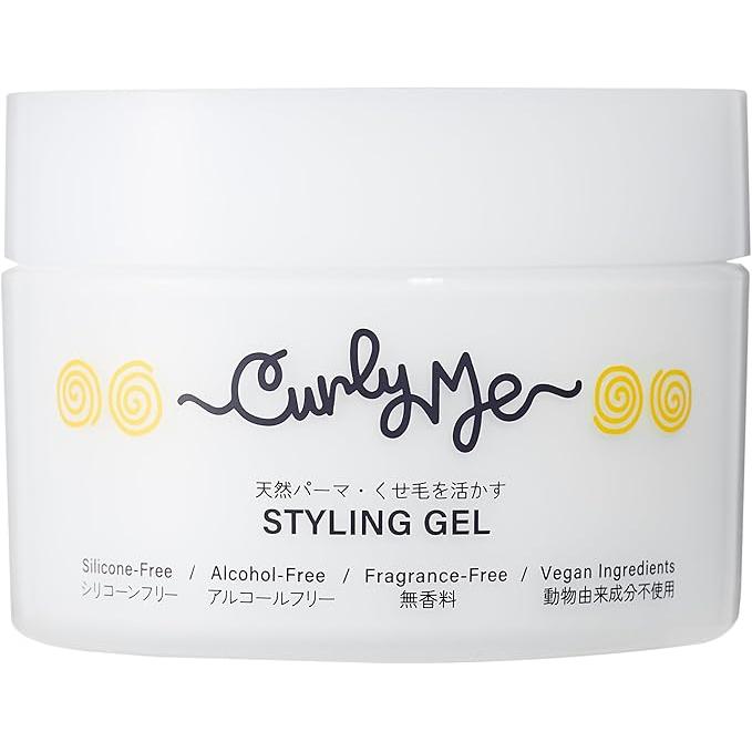 Curly Me Hair Styling Gel – Unscented | Styling Gel for Curly Hair 180g [Alcohol-free]
