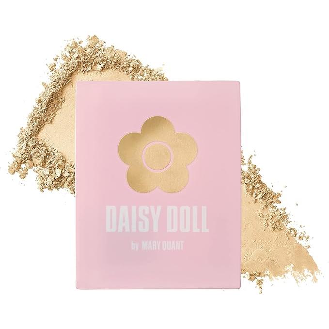 DAISY DOLL by MARY QUANT Powder Highlighter with Natural Sparkle – Effortless Glow & Soft Focus (8.3 g) [Alcohol-free]